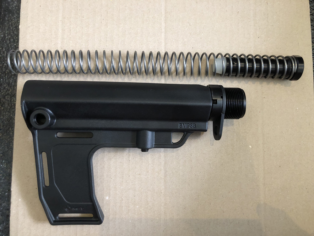 WTS MFT Battlelink Brace Black w/Buffer Tube Kit